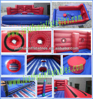 Jeux de sport gonflable gladiateur arène à vendre