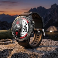 Nuevo Reloj Inteligente Android con GPS HK08, Brújula, Altímetro Barométrico, Pantalla AMOLED de 1.43 Pulgadas, Resistente al Agua IP67, Aleación, Contesta Llamadas