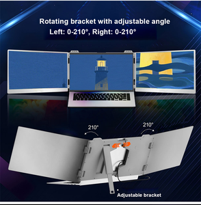 14 אינץ fhd מסך כפול להאריך מסך lcd נייד נייד נייד משחקים חכם מסך צג מחשב - Product Image 4