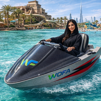 Kart aquatique électrique personnalisé pour 1-2 personnes, petit bateau rapide, mini jet ski, ski nautique, coque en PE rotomoulé, personnalisation TS56422