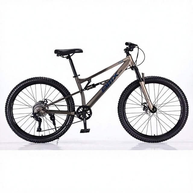 Manufacturer High Carbon Steel Soft Frame Mountain Bike 26 Inch 2.35mm Wheel Bike Dual Suspension 21 Speed Bicicleta for Adult