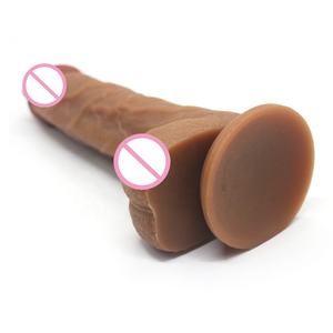 Consolador de pene de silicona realista de <span class=keywords><strong>8</strong></span> pulgadas, consolador de gran tamaño para mujer - Product Image 3