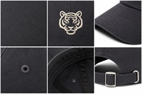 Gorra de Béisbol al por Mayor de Sarga de Algodón Fino, Perfil Bajo, Costuras Minimalistas para Vendedores Online con Marca Privada