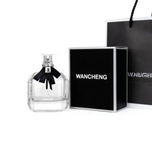 Thiết Kế Thời Trang Phụ Nữ Nước Hoa Chai Thủy Tinh Với Bowknot Cap 30Ml 50Ml 100Ml Rỗng Rõ Ràng Sương Thủy Tinh Phun Nước Hoa Chai - Product Image 2