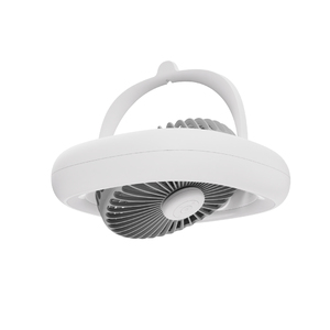 Janpim Ventilateur de refroidissement DC pliable personnalisé de haute qualité Ventilateur de tente de camping extérieur oscillant automatique rechargeable avec logo personnalisé - Product Image 4