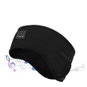 Bluetooth Headphone Headband Enjoying Music Sports Headband Sleep Headphone Headband with Speakers Unisex Hairband with Mic