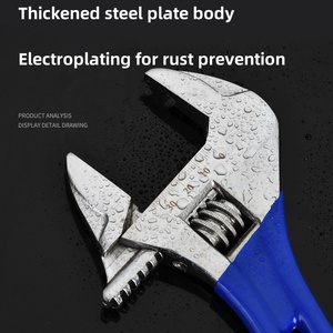 Short Handle Bathroom <strong>Adjustable</strong> <strong>Wrench</strong> Large Opening Single <strong>Use</strong> Dip Plastic <strong>Wrench</strong> - Product Image 5