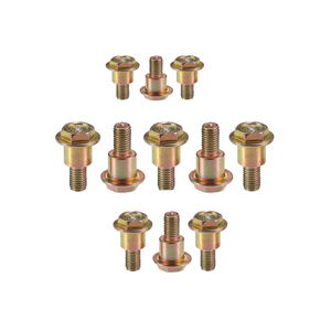Boulons à tête hexagonale en acier inoxydable sur mesure avec deux écrous hexagonaux, boulons de couvercle de soupape chromés 10.9 pour usage industriel - Product Image 4