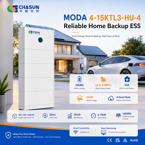 CHASUN 20kWh 4-Batterie MODA All-in-One ESS Inverter Ibrido 8kW <span class=keywords><strong>3</strong></span> MPPT 20A 98.6% Efficienza 63A Backup AFCI Batteria al Litio Ibrida - Product Image 3