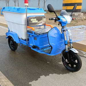 Véhicule de nettoyage électrique à trois roues, véhicule de transport et de stockage des déchets pour propriétés résidentielles, véhicule de collecte des déchets - Product Image 2