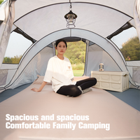 Tentes de camping automatiques à installation instantanée, portables, pliables, quatre saisons, en tissu Oxford 210D, imperméables, anti-UV, avec poteaux en fibre de verre