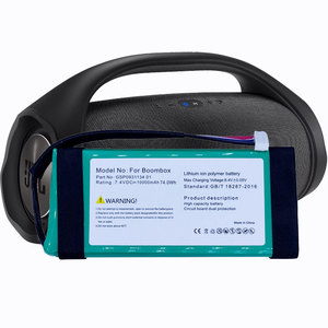 Batería de Repuesto para Altavoz <span class=keywords><strong>Boombox</strong></span>, Precio al por Mayor, 7.4v 10000mAh, Baterías GSP0931134 01 GSP093113401 para <span class=keywords><strong>JBL</strong></span> Boombox1 Audio - Product Image 1