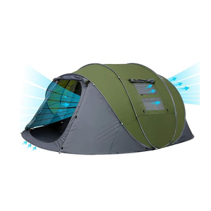 Carpa de Camping Impermeable para 4 Personas, Plegable, Automática, Portátil, para Exteriores - Product Image 1