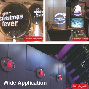 Machine de contenu noir hologramme 3D dans l'air publicité Led ventilateur affichage holographique hologramme 3D hologramme ventilateur - Product Image 6