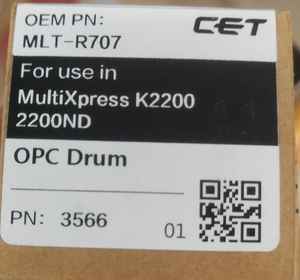 Tambor OPC MLT-R707 de 50,000 páginas para Samsung MultiXpress K2200/2200ND, fabricado en Japón - Product Image 2