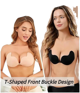 <span class=keywords><strong>Soutien</strong></span>-<span class=keywords><strong>gorge</strong></span> de style sexy sans bretelles adhésif invisible double <span class=keywords><strong>soutien</strong></span>-<span class=keywords><strong>gorge</strong></span> éponge <span class=keywords><strong>push</strong></span>-<span class=keywords><strong>up</strong></span> pour robes dos nu - Product Image 2