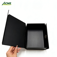 Boîte cadeau pliante en papier avec impression personnalisée en gros, matériaux recyclés, impression UV, fermeture magnétique