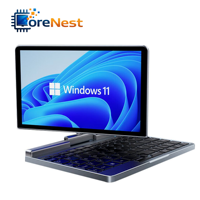코어네스트 뉴 8인치 미니 포켓 노트북 360도 회전 인텔 N150 12GB DDR5 램 터치스크린 휴대용 UMPC 비즈니스 노트북 OEM