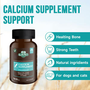 Suplemento sanitario para mascotas, tabletas de calcio para perros y gatos con lactato de calcio y aspartato de calcio en OEM y ODM - Product Image 2