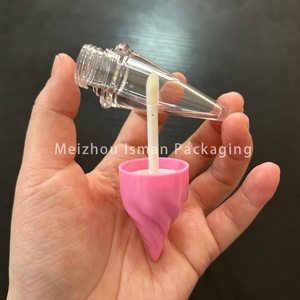 ISMAN Tubo de Brillo Labial de 5ml con Forma de Cono de Helado, Verde, <span class=keywords><strong>Rosa</strong></span>, Naranja, Envase Vacío, Venta al por Mayor, Maquillaje, Marca Privada, Personalizado - Product Image 6
