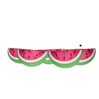 Matelas de piscine gonflable d'été, modèle pastèque réaliste avec lumière LED, en forme de fruit, en promotion