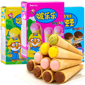 Aperitivos exóticos al por mayor 53,4G <span class=keywords><strong>Bobole</strong></span> coreano en forma de helado Chocolate Sandwich Galleta Sticks - Product Image 2