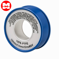 MAXIWORLD PTFE bleu pour ruban d'étanchéité fileté 12 mm x 10 m, anti-fuite pour raccords de tuyaux d'eau, d'air et de gaz