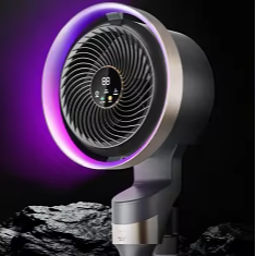 Classic Light Tone Plastic Air Circulator <b>Fan</b>-More Five Speeds Energy Efficient <b>Remote</b> App-<b>Controlled</b> Oscillating Hotel - Product Image 2