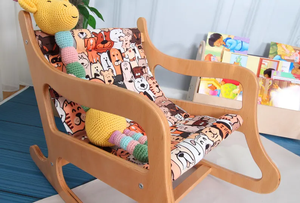 เก้าอี้โยกไม้สำหรับเด็ก, เก้าอี้โยกของขวัญวันเกิดสำหรับเด็ก - Product Image 3