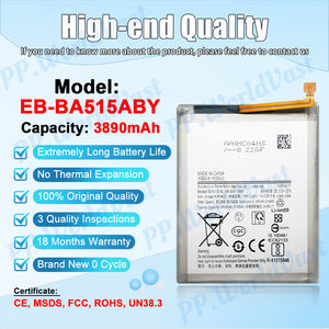 Garantie de 18 mois <span class=keywords><strong>Batterie</strong></span> de qualité originale pour <span class=keywords><strong>Samsung</strong></span> Galaxy A51 4G A51 5G EB-BA515ABY Batteries 3890mAh Certifié CE FCC - Product Image 3