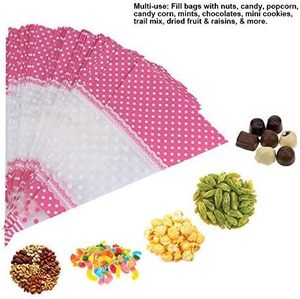Sacs coniques transparents pour bonbons, sacs triangulaires en plastique, impression colorée, emballage de bonbons personnalisé, scellage thermique sécurisé, vente chaude - Product Image 3
