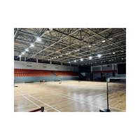Estructura de acero galvanizado en caliente, marco espacial de acero ligero, estadio de construcción, gimnasio, cancha de baloncesto