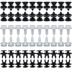 Clips para automóviles Smooth Sailing, 120 piezas de varios tamaños para fijaciones de paneles de puerta de Volkswagen Tiguan Passat Sagitar Magotan - Product Image 4