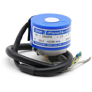 Tamagawa Optical Encoder OIH35-2500P8-L3-<b>5V</b> <b>5V</b> Wire Leads Round End TS5214N8398 - Product Image 1