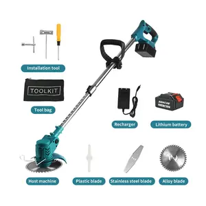 OEM kleine Haushalts elektrische Rasenmäher Handheld schnur lose Lithium batterie betrieben String Trimmer Grass chneide maschine für die Farm