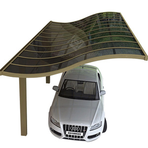 Cocheras Modernas de Policarbonato con Estructura Metálica en Cantilever, Fabricadas en China, en Venta para Estacionamiento de Automóviles - Product Image 2