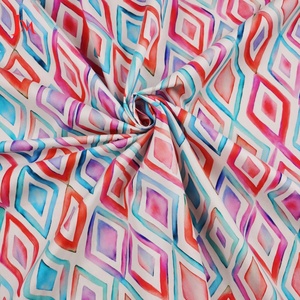 Tissu en coton popeline à motifs géométriques de haute qualité, impression numérique personnalisée pour <span class=keywords><strong>robe</strong></span> de <span class=keywords><strong>femme</strong></span> tendance - Product Image 4