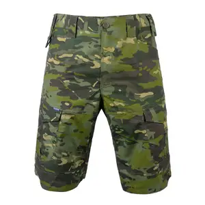 Pantalon court cargo tactique multi-poches camouflage randonnée extérieur durable Multicam