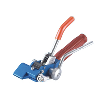 Herramienta manual para atar cables LQA (roja) de acero inoxidable, nueva herramienta manual para atar cables