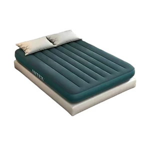 C02 Avenli Jilong INTEX 64733 colchón inflable verde de ensueño con doble colchón flocado para cama de aire para acampar en interiores y exteriores - Product Image 1