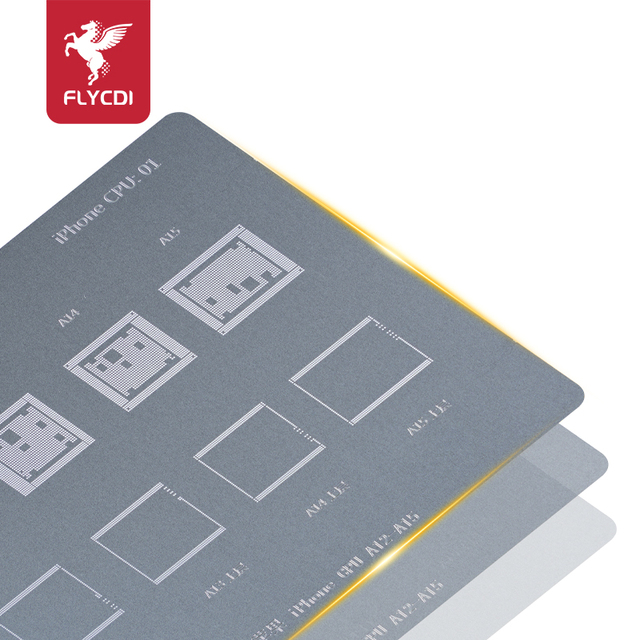FLYCDI Direct Heating Reballing Bga Stencils  for Kirin Universal Reballing Stencil Rework Station Complete Models