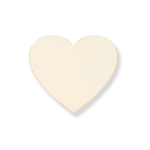 Base in Legno a Forma di Cuore Ilan, 12cm, Spessore 0,25cm, 2 Pezzi - Product Image 2