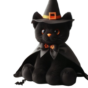 Cartone animato Halloween bambola <span class=keywords><strong>di</strong></span> gatto nero peluche Meow stella bambola <span class=keywords><strong>di</strong></span> stoffa per bambini regalo <span class=keywords><strong>di</strong></span> Halloween - Product Image 1