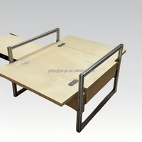 Banc de travail rétractable pour coffre de voiture LB Design & R&D, étagère de rangement pour voiture, table pliante pour pique-nique en plein air, étagère télescopique pliante pour voiture