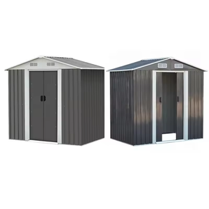 Abri de rangement métallique étanche pour outils et vélos, taille personnalisée, vente en gros, pas cher, 5*3, pour <span class=keywords><strong>atelier</strong></span> et jardin - Product Image 3