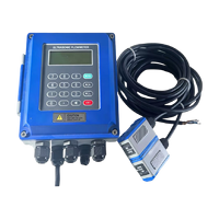 Medidor de Flujo de Calor Ultrasónico Digital RS485-Modbus RTU, No Invasivo, con Pantalla LCD para Tuberías DN15-DN6000