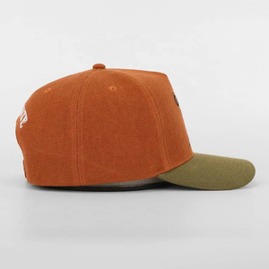 Casquette de baseball 5 panneaux en coton de haute qualité avec broderie personnalisée avec logo Gorras Sport pour hommes - Product Image 4