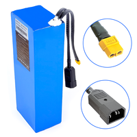 Batterie lithium-ion personnalisée 48V 20Ah, 24V, 36V, 48V, 52V, 60V, 72V, 15Ah, 20Ah, 30Ah, 40Ah, batterie de vélo électrique 48V pour scooter électrique