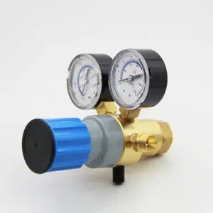 DEM CR2801 Industrial Adjustable Brass Body Oxygen Cylinder Double Stage Oxygen Regulator