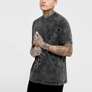 T-shirt Homme Oversize en Coton de Qualité Supérieure, Coupe Ample, avec Logo Personnalisé, Nouveau Design, Lettres Tendance, Faible MOQ, Marque Privée - Product Image 2